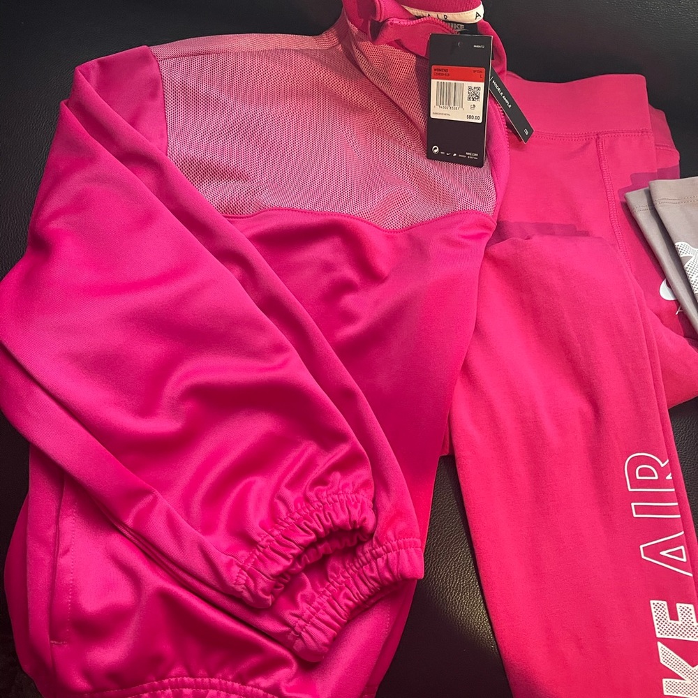 3 piece women’s attractive Pink Nike tracksuit